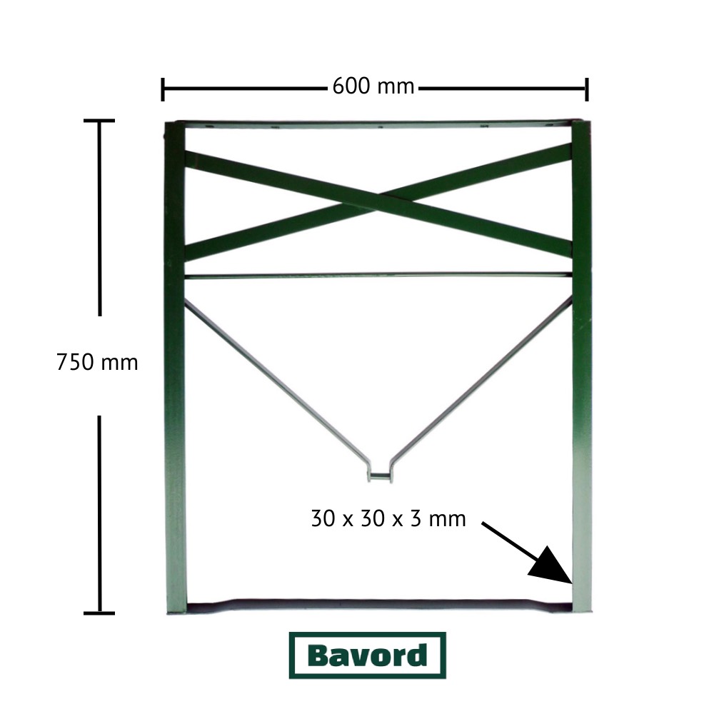 Asztalláb XL 70 cm PREMIUM - sorpad garnitura - 4